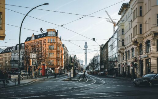 Straßenzug in Berlin
