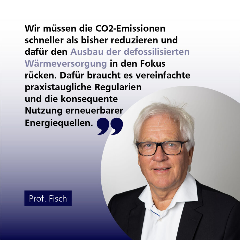 Bild mit Prof. Fisch. Und Zitat